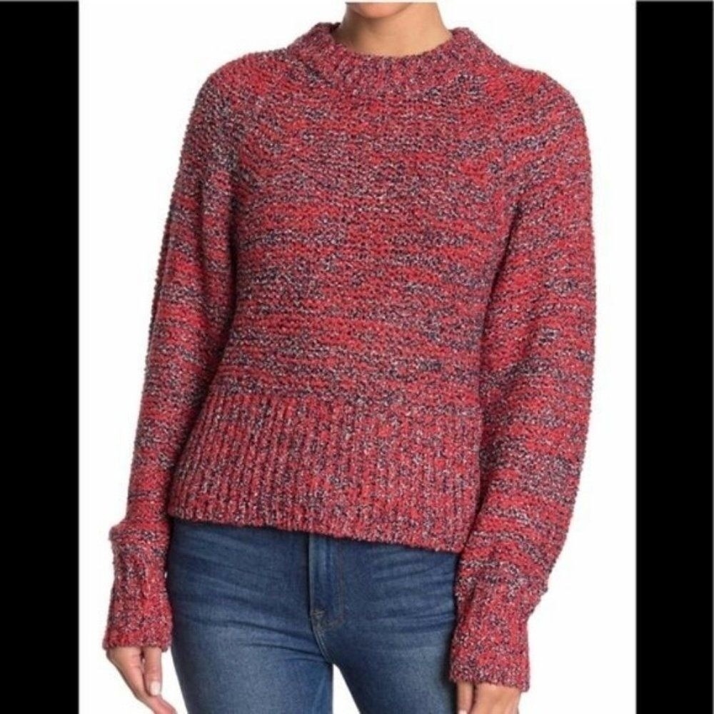 Current/Elliott The Moonshine Sweater, Red/Black, Size: (2), Small, NWT‎